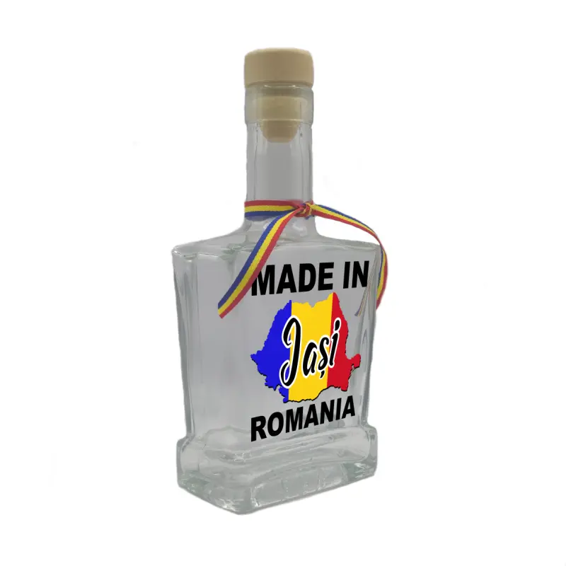 Made in iasi romania, sticla cu mesaj plata, 500 ml, model divgs179 06 23